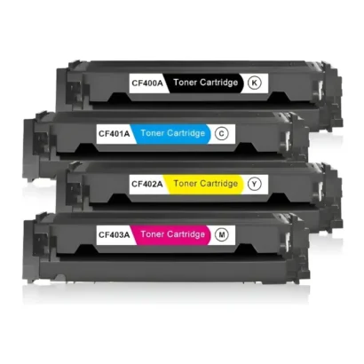 KIT Toner compatibles kit 201a cf400a cf401a cf402a cf403a